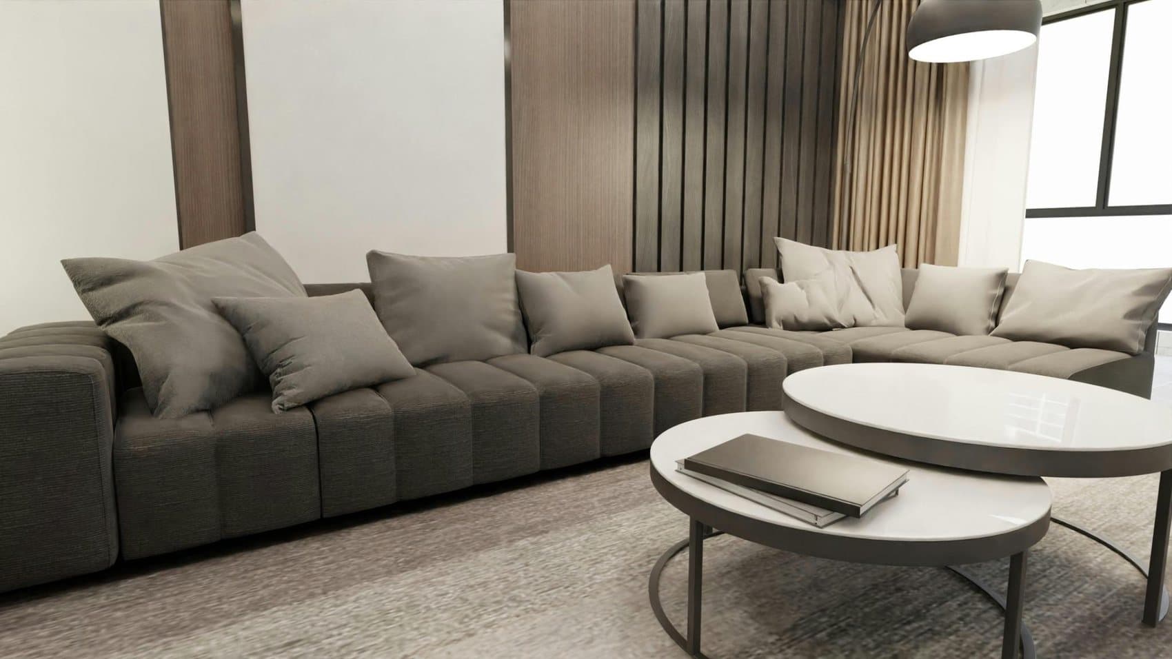 Modular lounge sectional